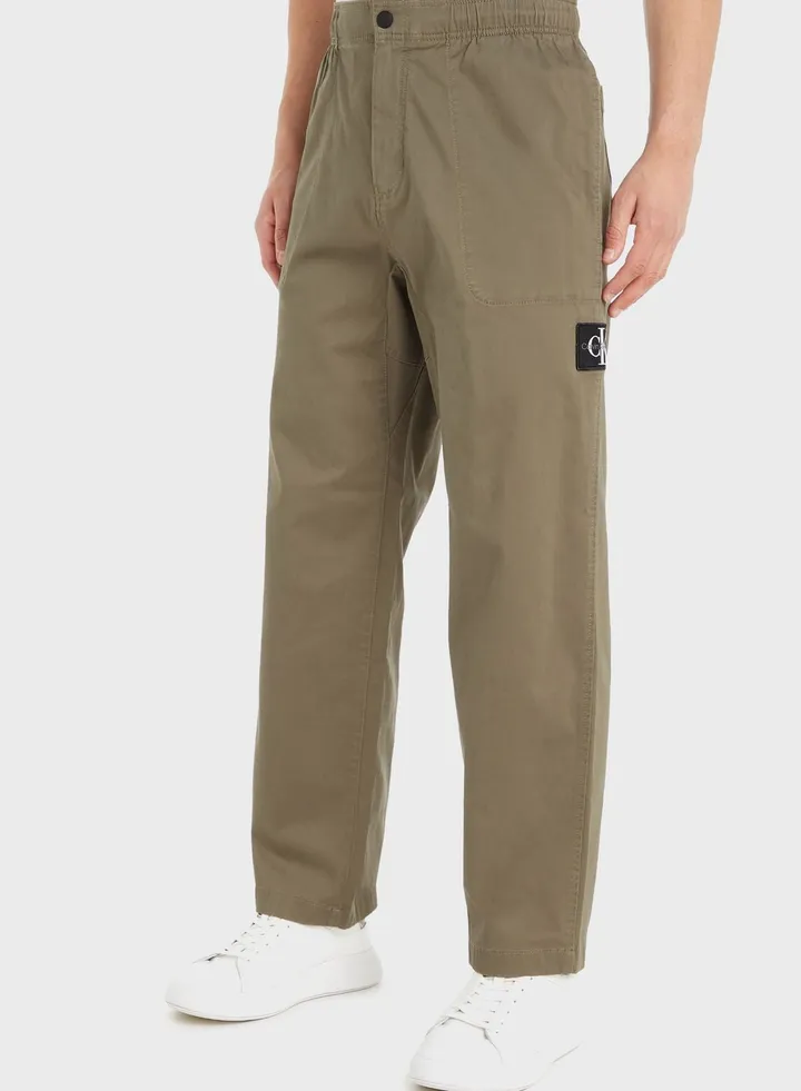 Logo Badge Pants