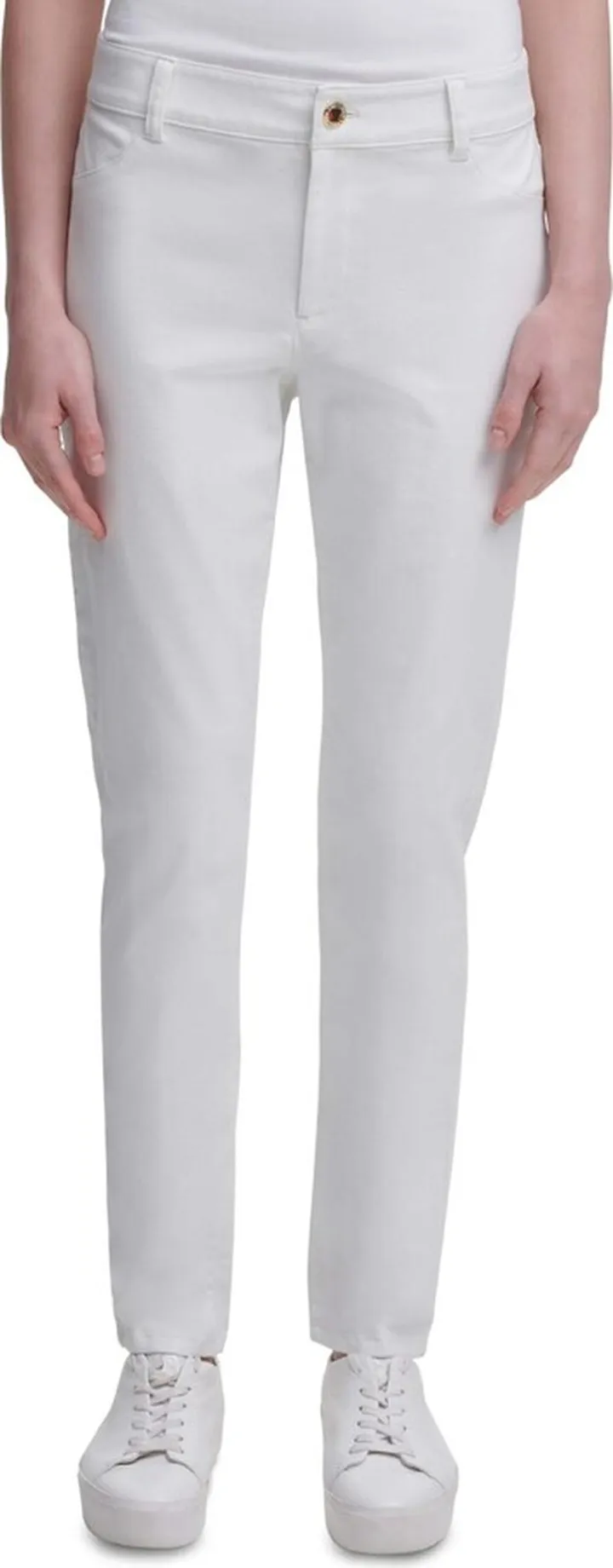 Womens Mid Rise Slim Skinny Pants