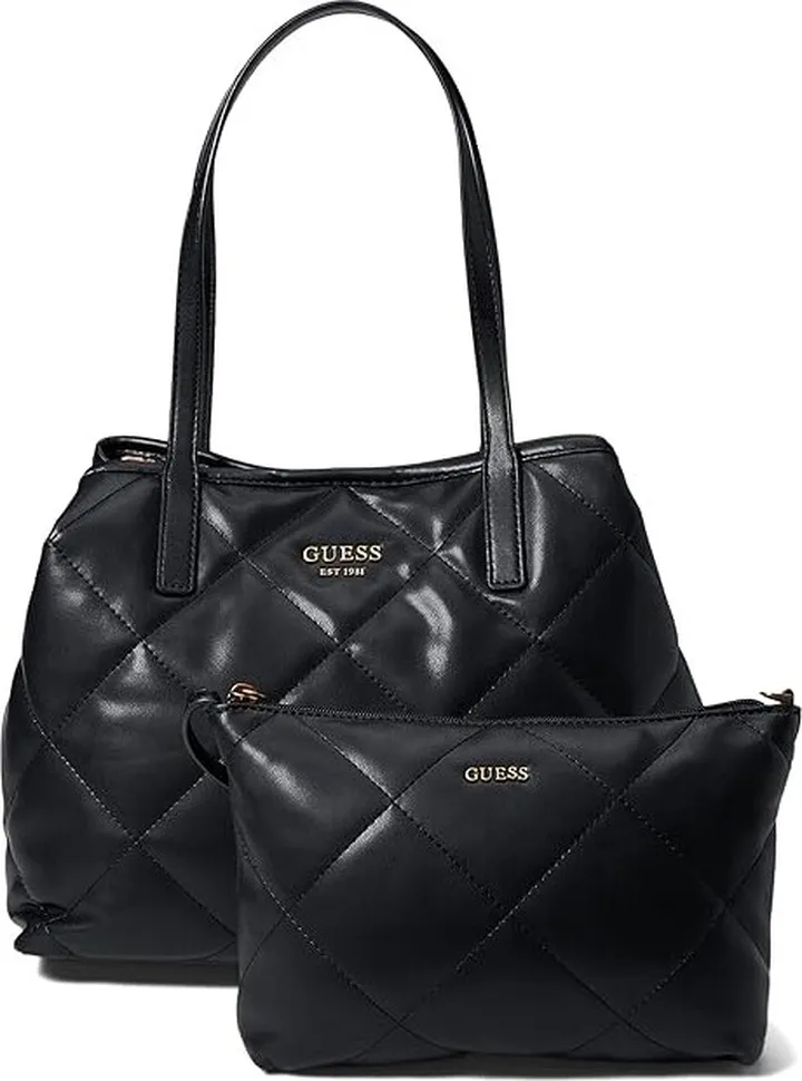 GUESS Vikky Tote (Black 2) Tote Handbags
