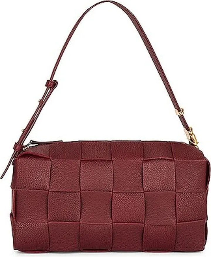 Bottega Veneta Brick Cassette Shoulder Bag in Brick