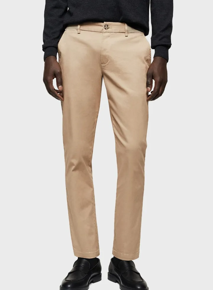Straight Fit Trousers