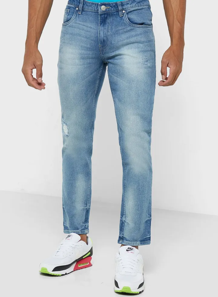 Skinny Fit Ripped Jean