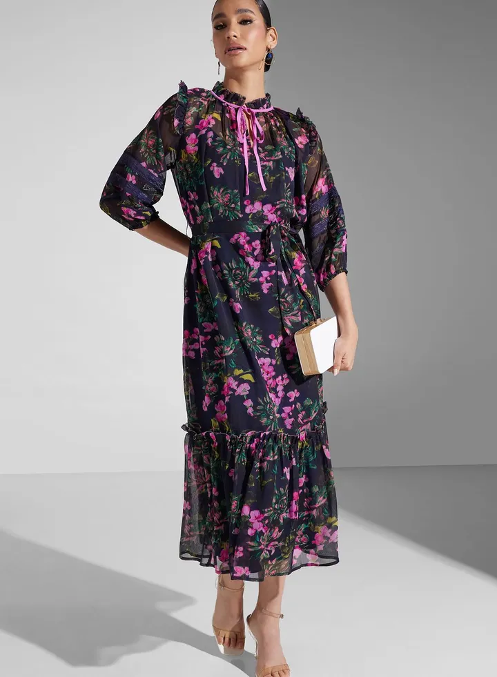 Floral Printed Dress