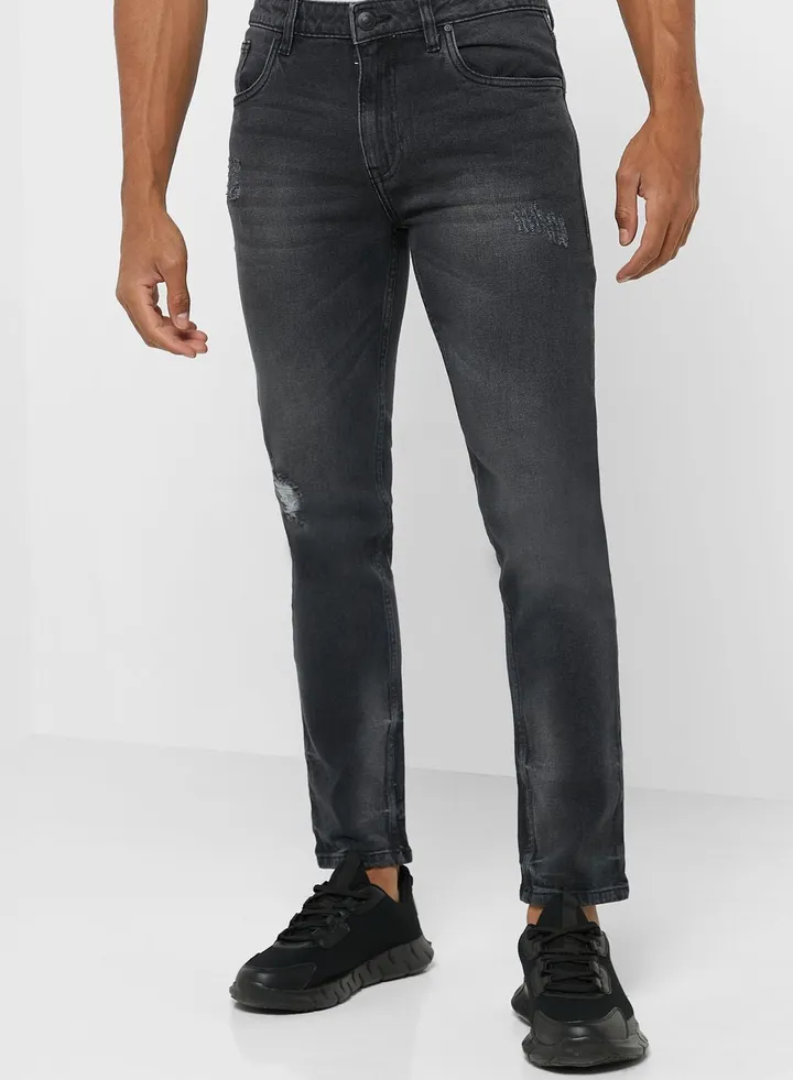 Skinny Fit Ripped Jean