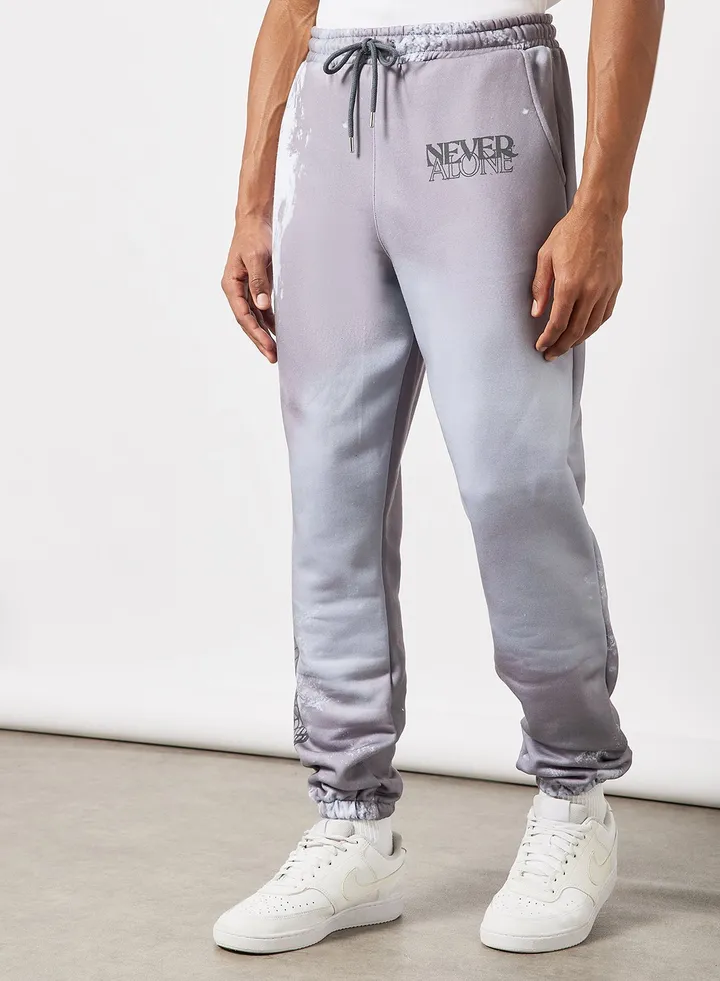 Tie-Dye Joggers Grey