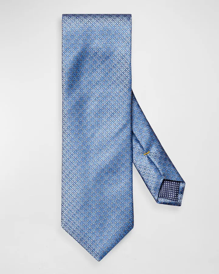 Men's Jacquard Floral Silk Tie