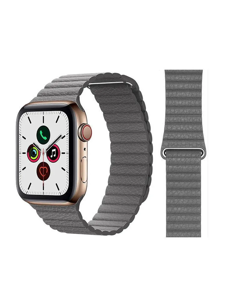 Leather Replacement Watchband For Apple Watch 44/42mm