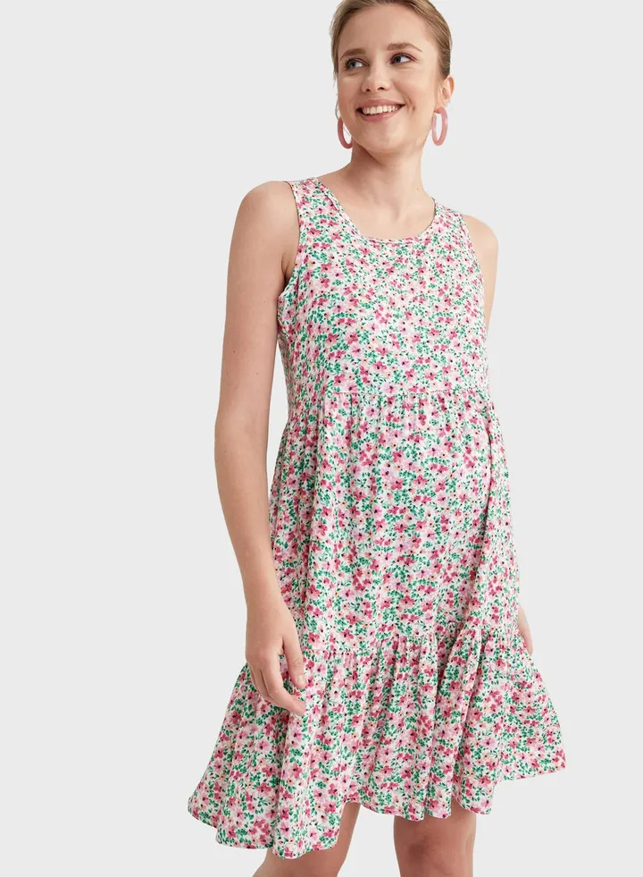 Midi Maternity Dress
