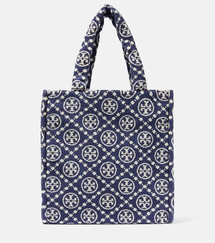 T Monogram Medium cotton tote bag