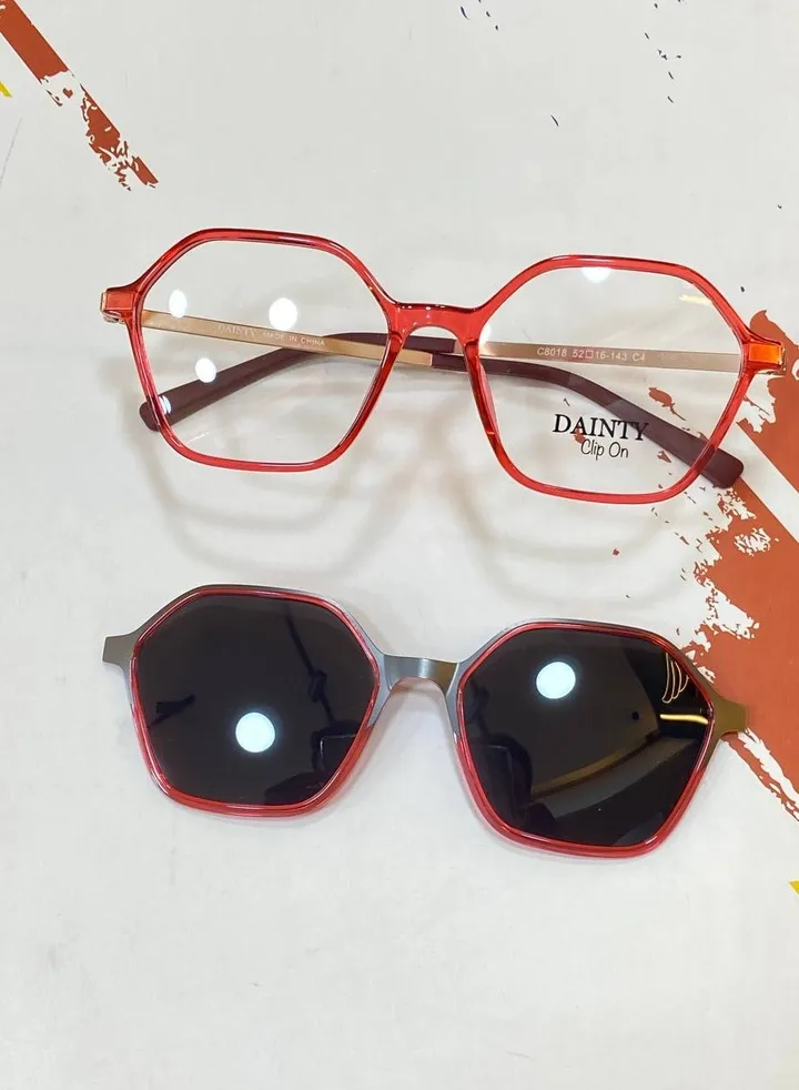 Eyes glasses with cover for the sun