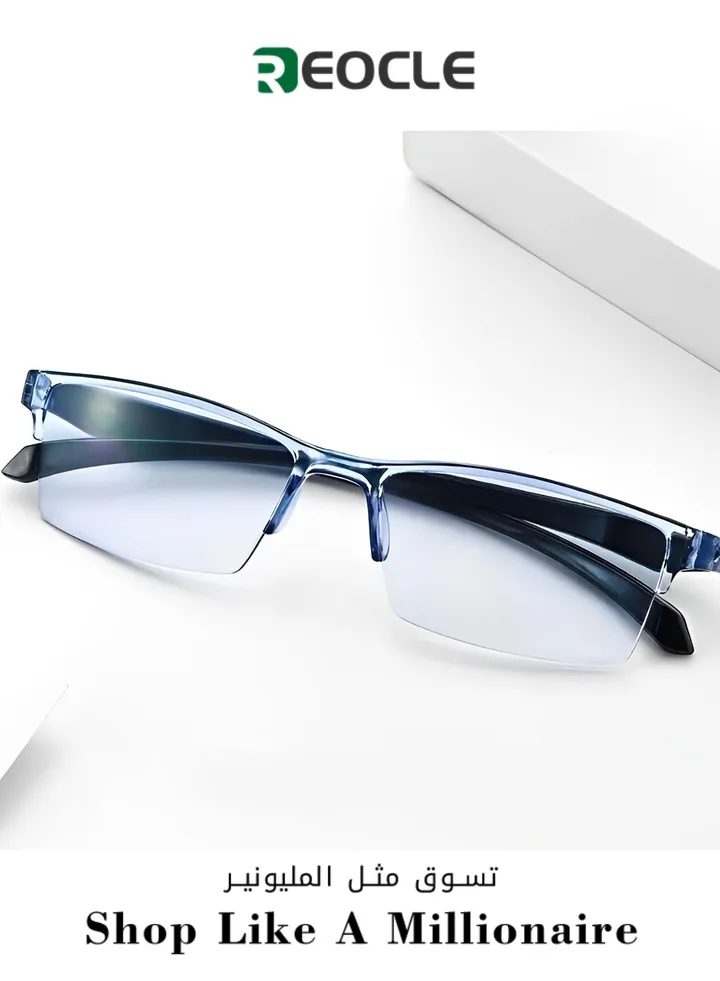 Black Technology Smart Zoom Reading Glasses Automatically Adjust The Power High-definition Anti-blue Light Reading Glasses Fashion Accessories