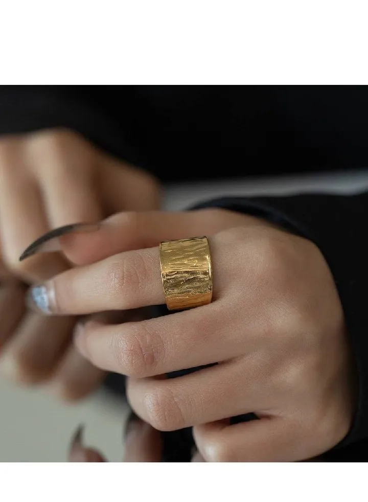 Freeze stainless steel ring, one piece