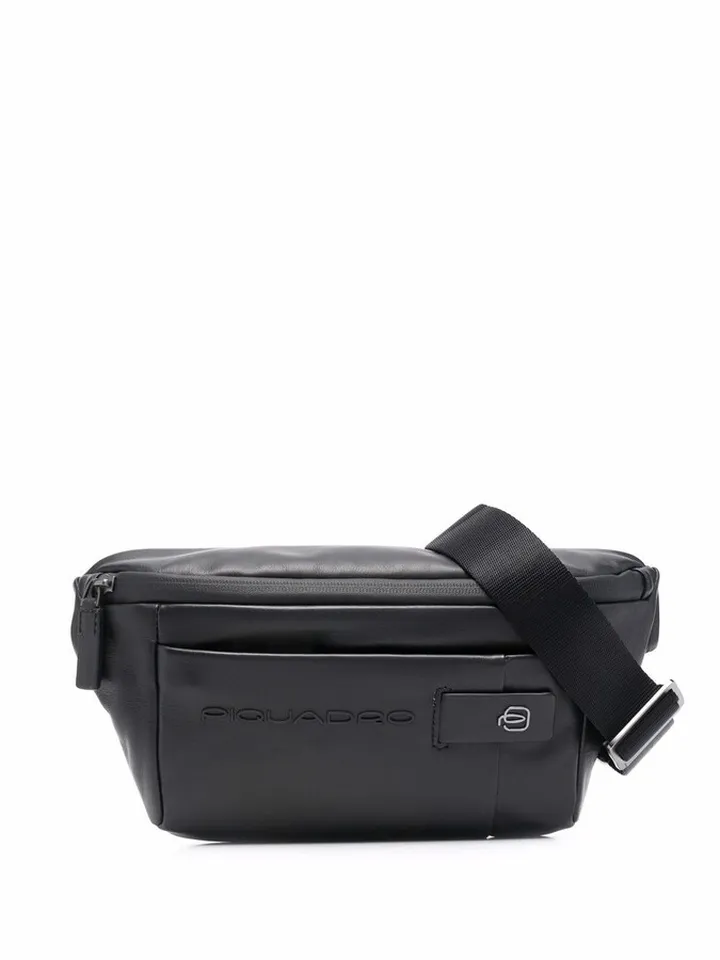 Embossed-Logo Belt Bag