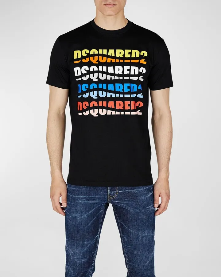 Men's Color Wave Logo T-Shirt