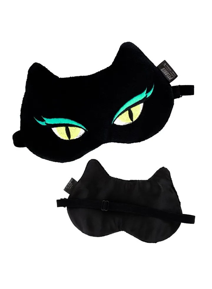 Cat Eye Mask Black/Yellow/Blue