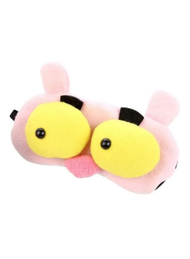 6-Piece Funny Novelty Face Sleeping Eye Mask Pink/Black/Yellow