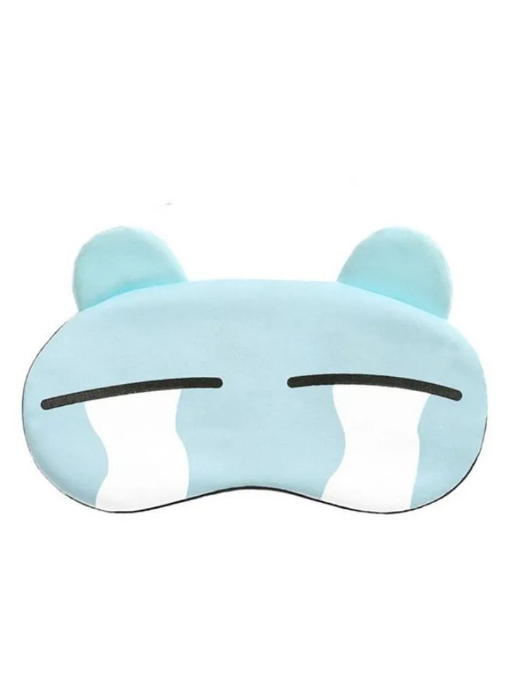 Funny Cartoon Sleeping Eye Mask Blue/Black/White