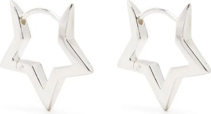 Stargazer click hoops earrings