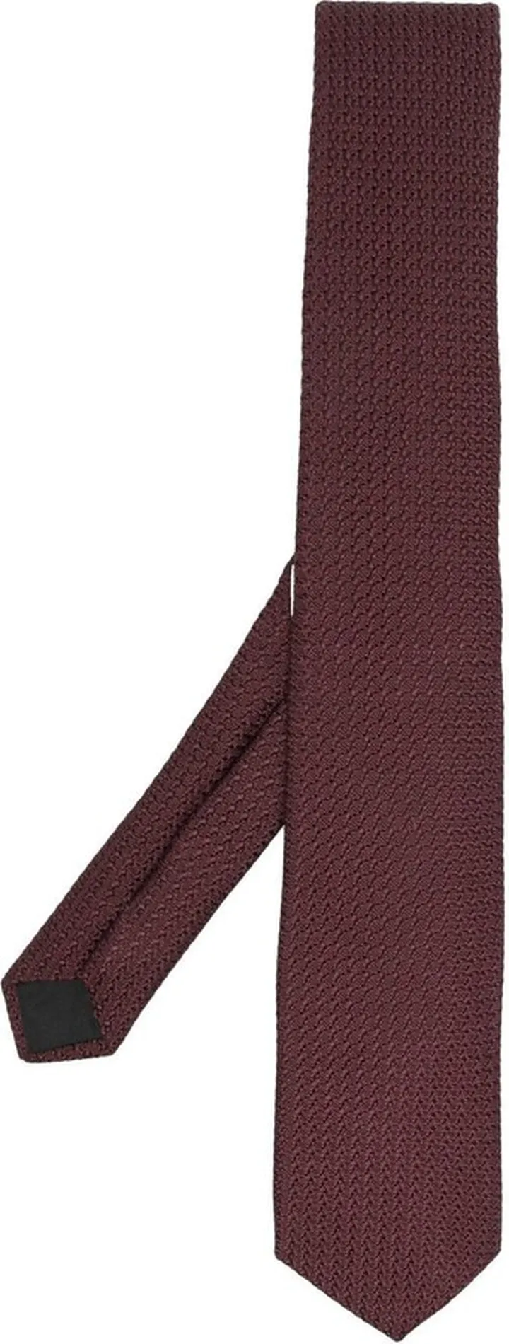 Embroidered Silk Tie