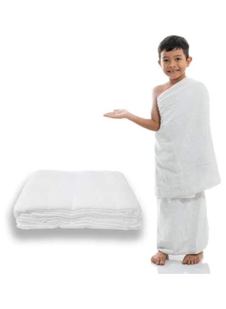 High Quality Microfiber Ihram Towels Set of 2 Pieces for Kids for Hajj and Umrah