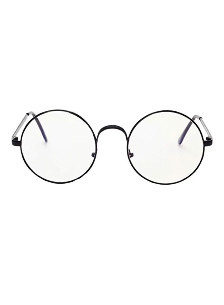 unisex Round Plastic Medical Glasses