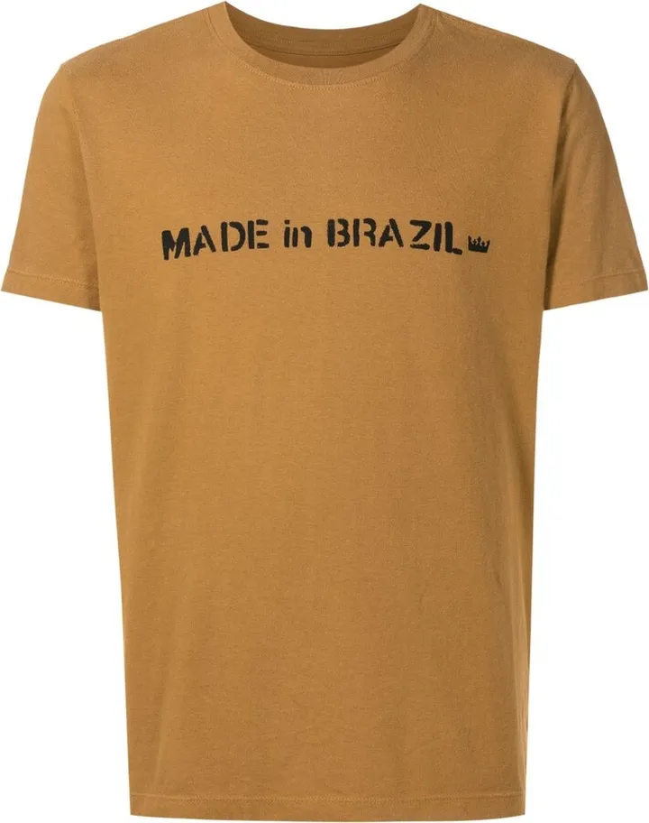 slogan-print cotton T-shirt