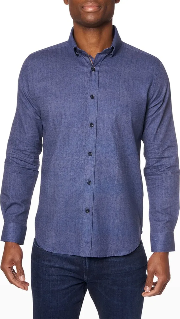 Men's Aristotle Cotton Twill Sport Shirt
