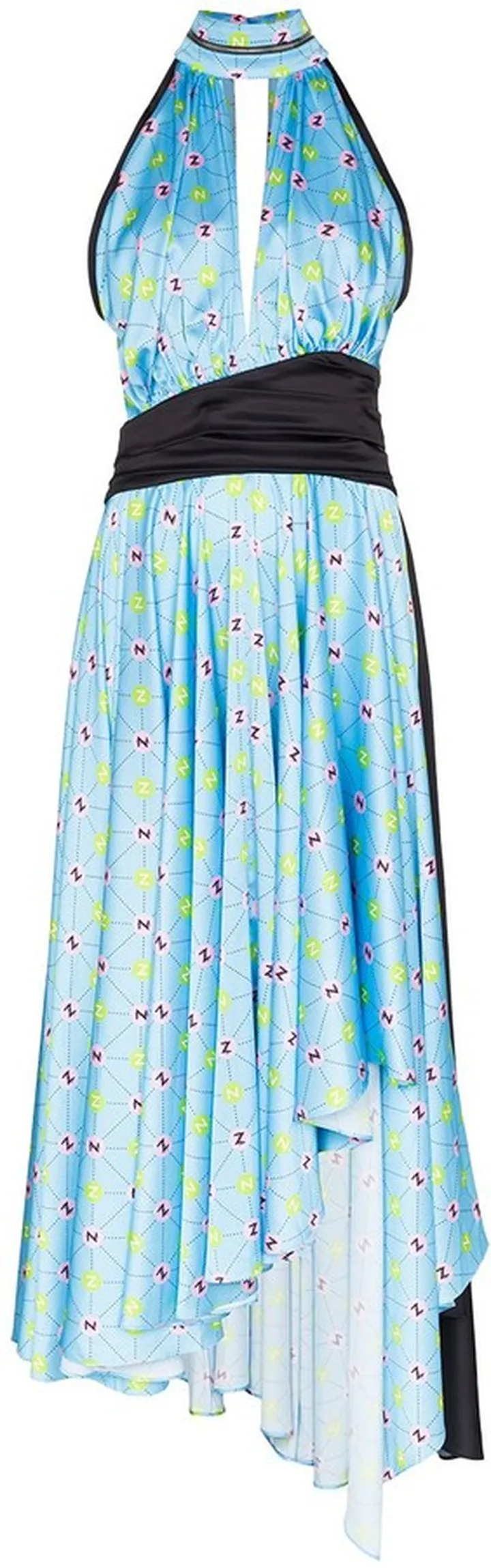 Printed Halterneck Dress