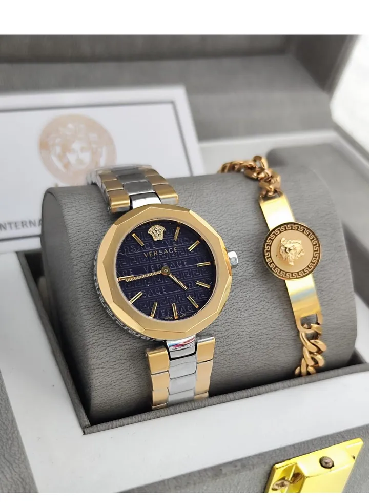 Luxury and beautiful second-class Versace women's watch set