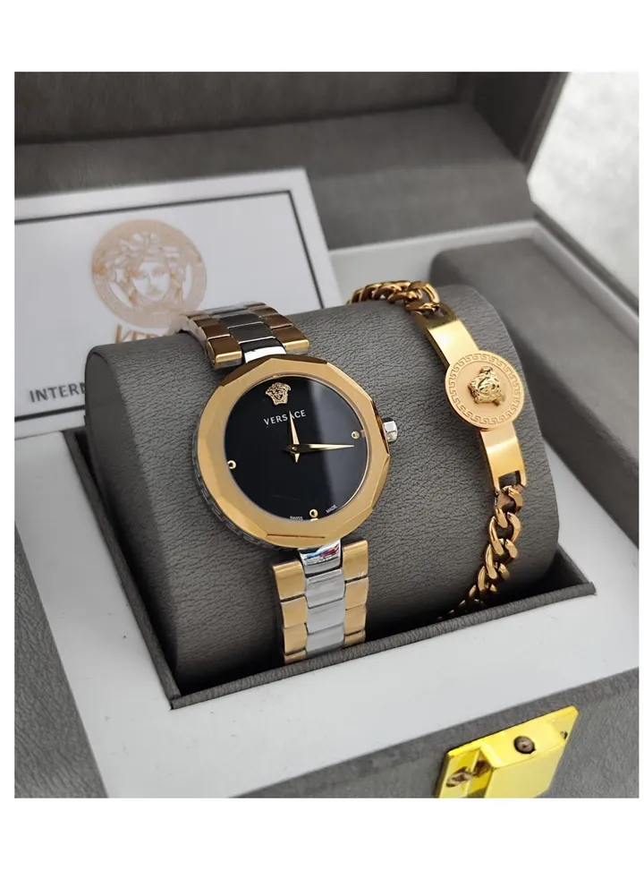 Luxury and beautiful second-class Versace women's watch set