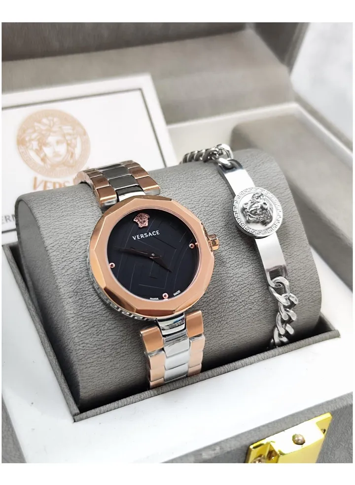 Luxury and beautiful second-class Versace women's watch set