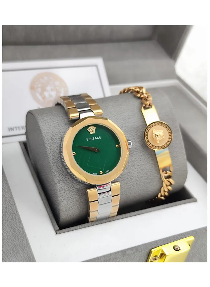 Luxury and beautiful second-class Versace women's watch set