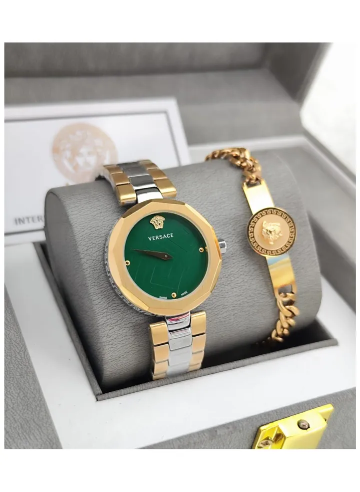 Luxury and beautiful second-class Versace women's watch set