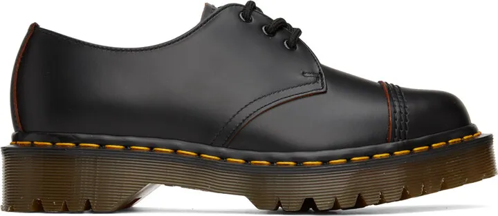 Dr. Martens Black 1461 Bex Toe Cap Oxfords