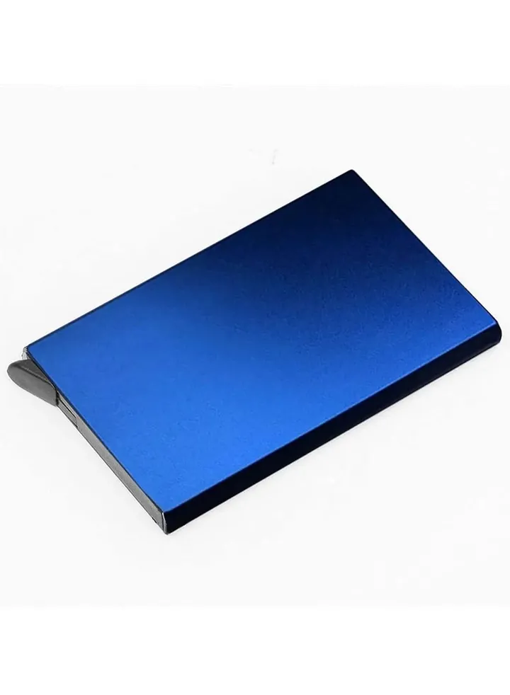 Credit Card Holder Wallet With Rfid Protection, One Click 6 to 8 Cards Slide Out