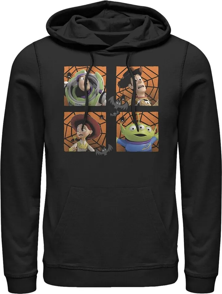 Men's Toy Story Halloween Character Cobweb Pull Over Hoodie - Black - Medium