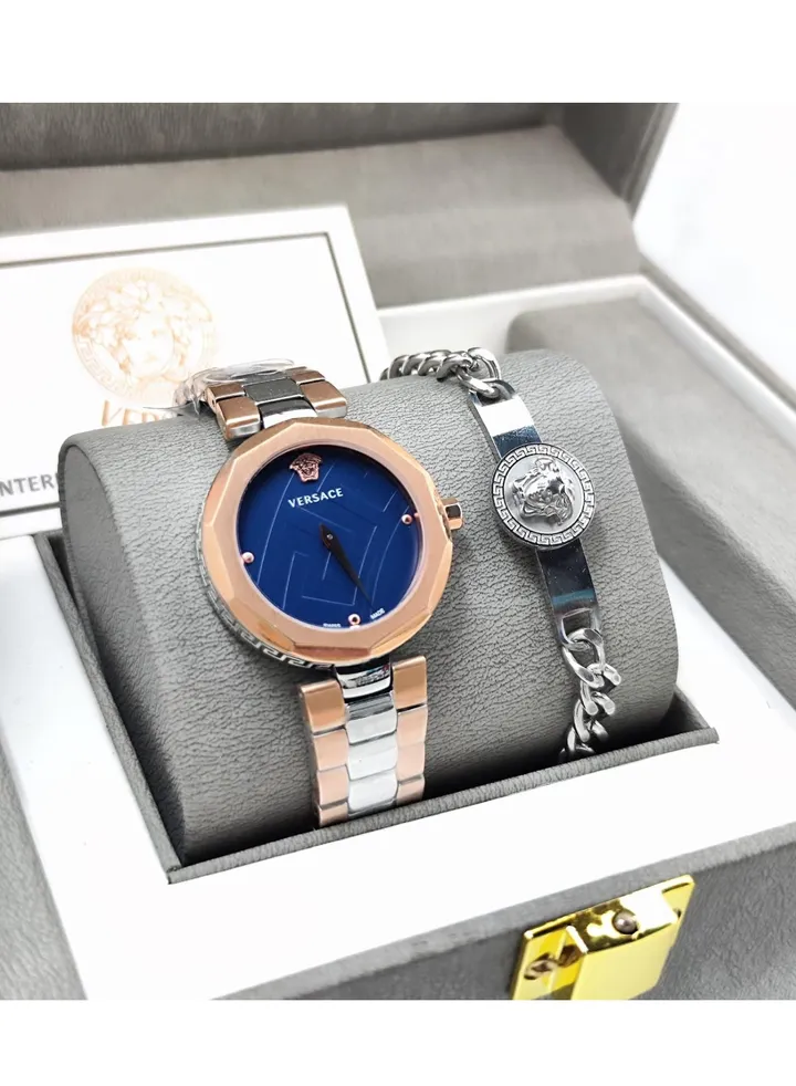 Luxury and beautiful second-class Versace women's watch set