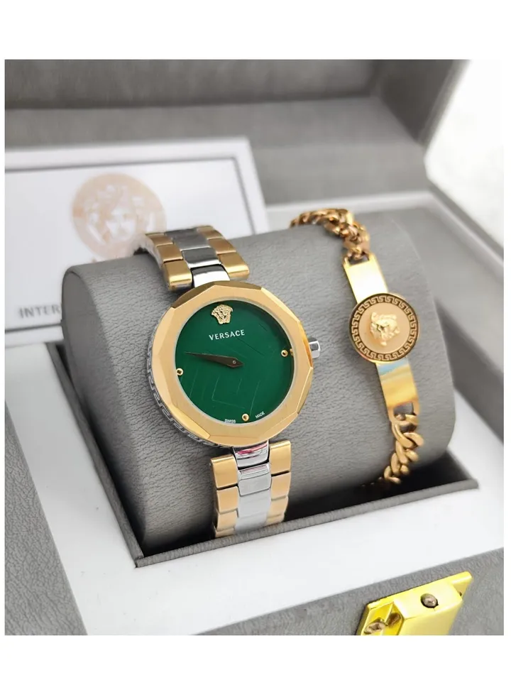 Luxury and beautiful second-class Versace women's watch set