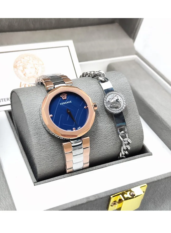 Luxury and beautiful second-class Versace women's watch set