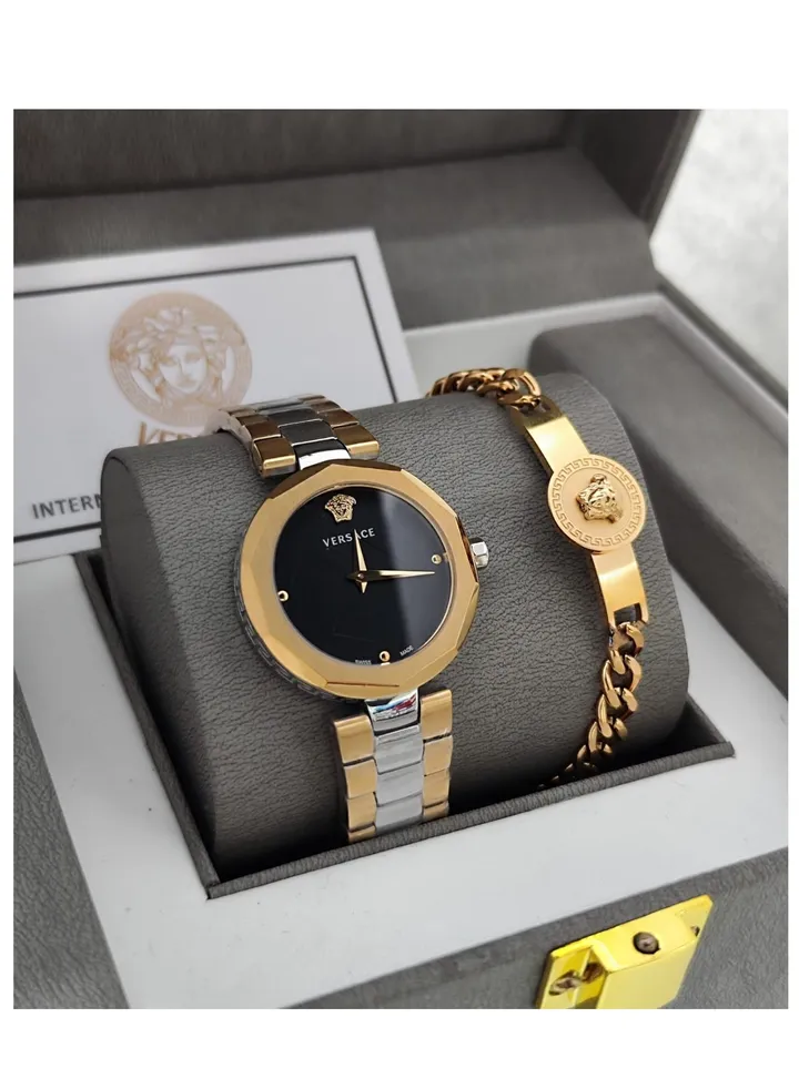 Luxury and beautiful second-class Versace women's watch set