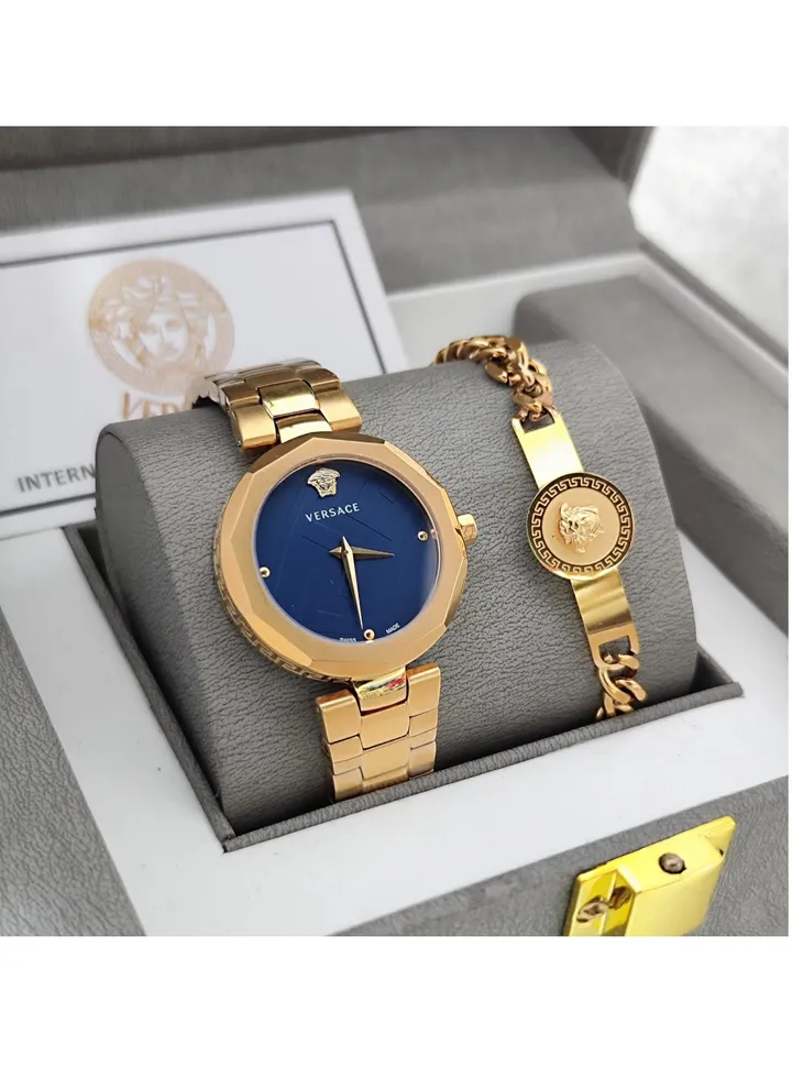 Luxury and beautiful second-class Versace women's watch set