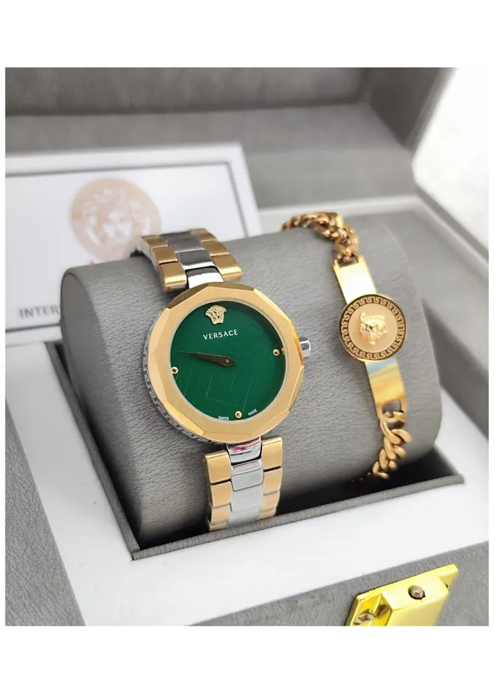Luxury and beautiful second-class Versace women's watch set