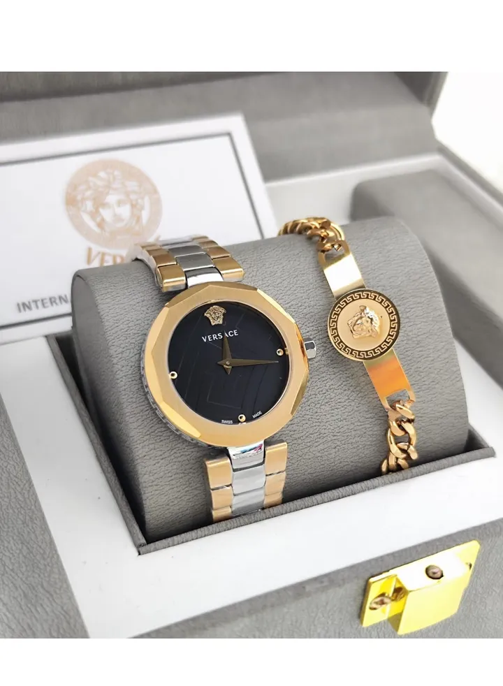 Luxury and beautiful second-class Versace women's watch set