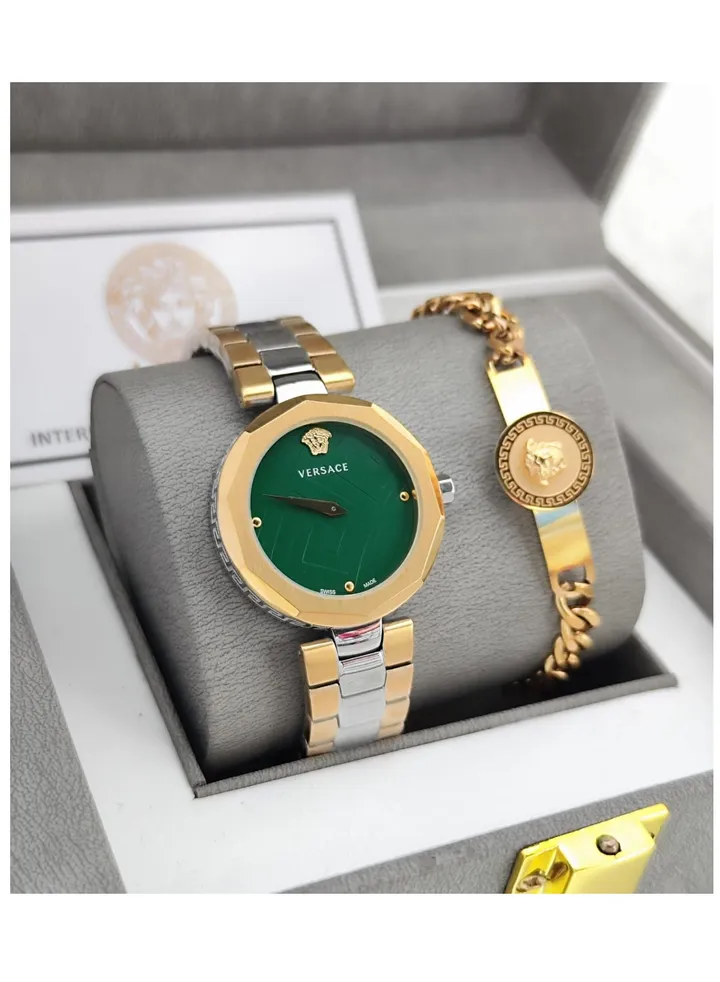 Luxury and beautiful second-class Versace women's watch set
