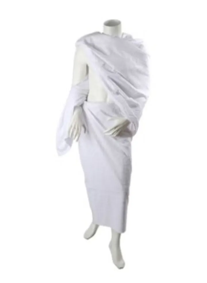 Ihram 2-Piece Hajj And Umrah Religious Cloth For Men , White