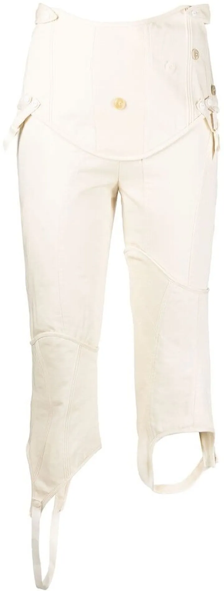 Distressed Cropped Trousers
