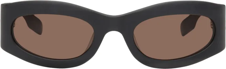 MCQ Gray Oval Sunglasses