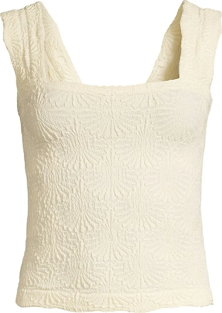 Love Letter Floral Jacquard Camisole
