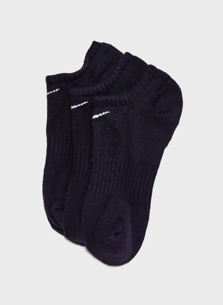 3 Pack No Show Socks