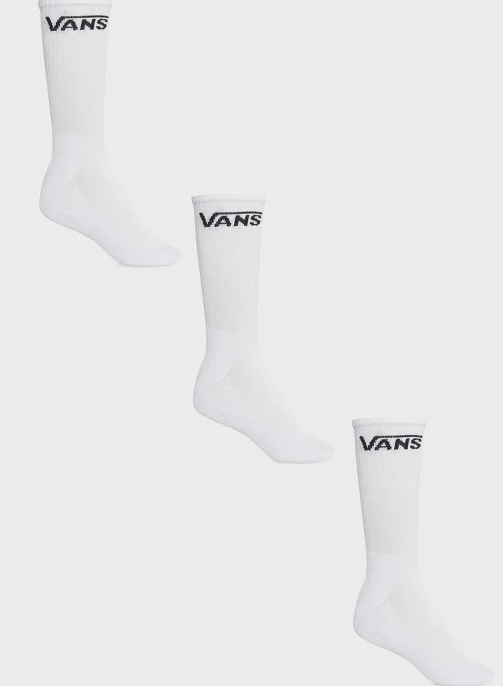 3 Pack Essential Crew Socks